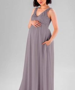 Kennedy Blue Try On Maternity Dresses Sample Palmer Size M16