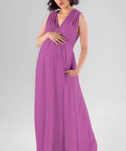 Kennedy Blue Maternity Bridesmaid Dresses Misty