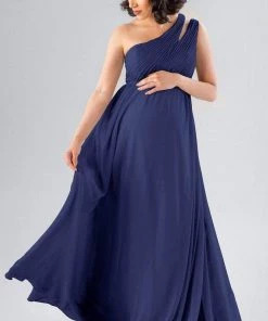 Kennedy Blue Jazz Maternity Bridesmaid Dresses