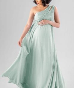Kennedy Blue Jazz Maternity Bridesmaid Dresses