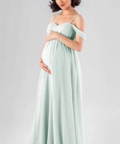 Kennedy Blue Try On Maternity Dresses Sample Jewel Size M16