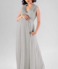 Kennedy Blue Maternity Bridesmaid Dresses Misty