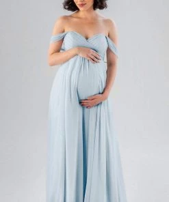 Kennedy Blue Try On Maternity Dresses Sample Ilsa Size M8