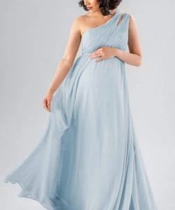 Kennedy Blue Jazz Maternity Bridesmaid Dresses