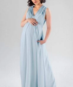 Kennedy Blue Try On Maternity Dresses Sample Misty Size M10