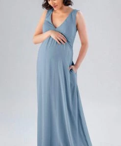 Kennedy Blue Maternity Bridesmaid Dresses Evonne