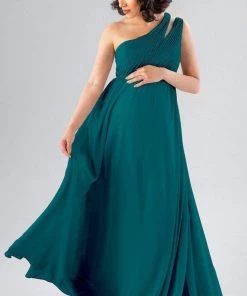Kennedy Blue Jazz Maternity Bridesmaid Dresses