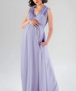 Kennedy Blue Maternity Bridesmaid Dresses Misty