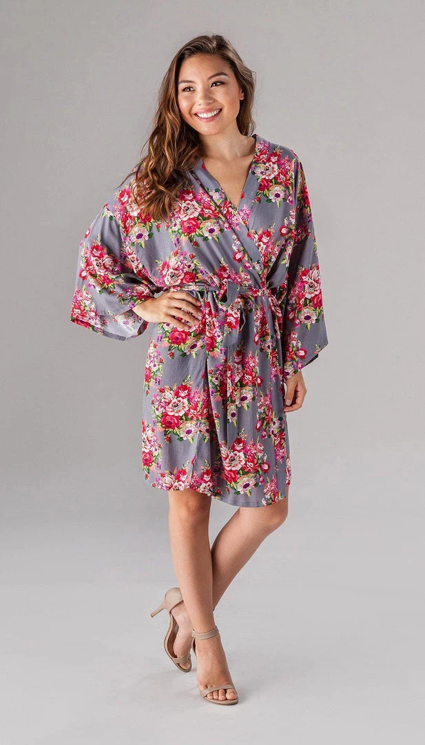 Kennedy Blue Floral Bridesmaid Robe 9 Kennedy Blue Floral Bridesmaid Robe