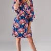 Kennedy Blue Floral Bridesmaid Robe