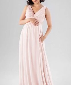 Kennedy Blue Try On Maternity Dresses Sample Paisley Size M8