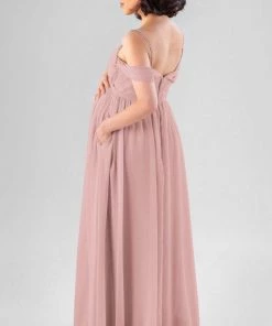 Kennedy Blue Try On Maternity Dresses Sample Jewel Size M6